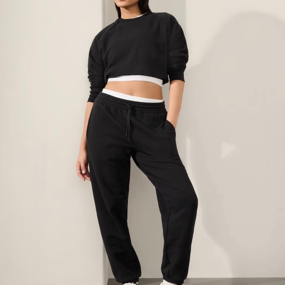 Athleta Easy Fleece Mid Rise Jogger - Picture 4 of 7